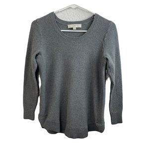 Ann Taylor Loft Womens Gray Sweater Size Small
